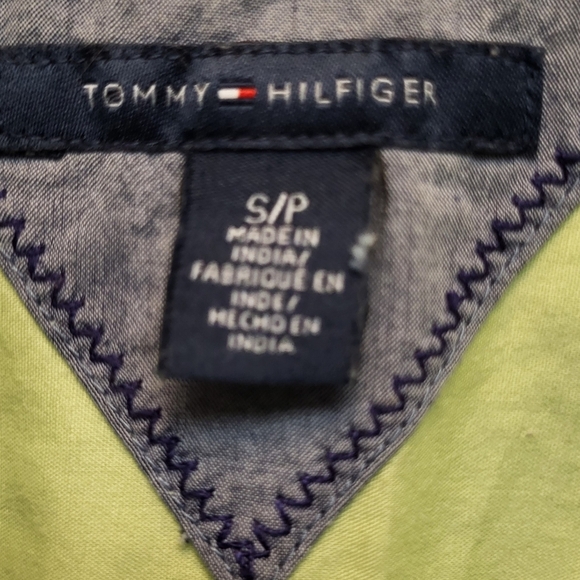 Tommy Hilfiger Light Green Button Down Shirt - Size S - Picture 3 of 4